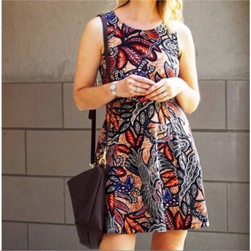 H&M Batik Summer Jungle Dress M5